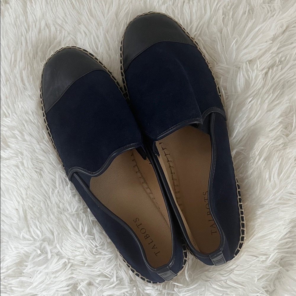 Talbots Navy Blue Slip-On Espadrilles